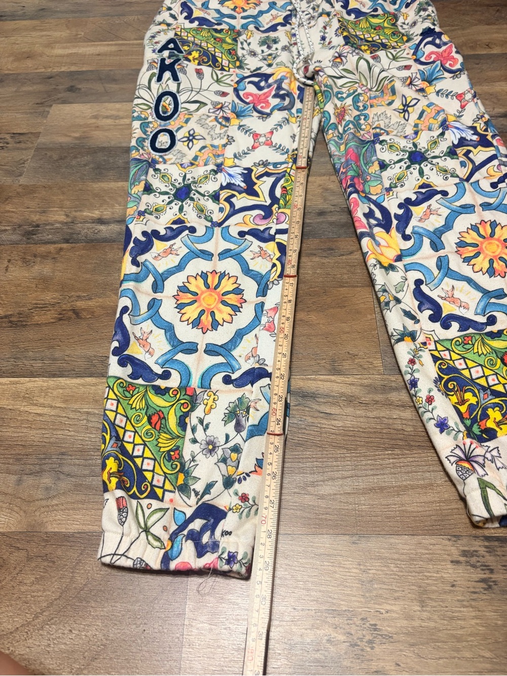 AKOO Men’s Printed Jogger Sweatpants – Size 2XL - Picture 4 of 9